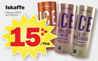 Pekås Iskaffe erbjuda