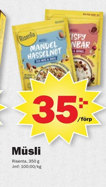 Pekås Müsli erbjuda