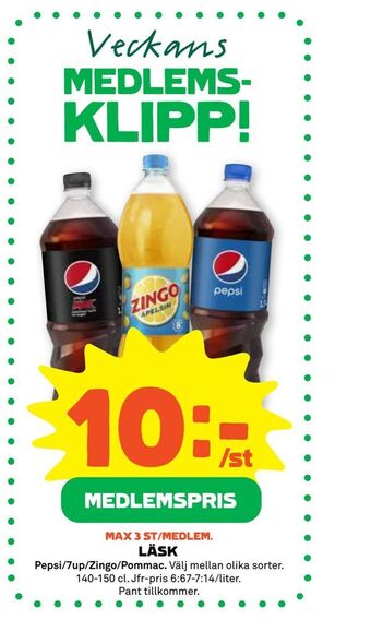 Stora Coop Läsk erbjuda