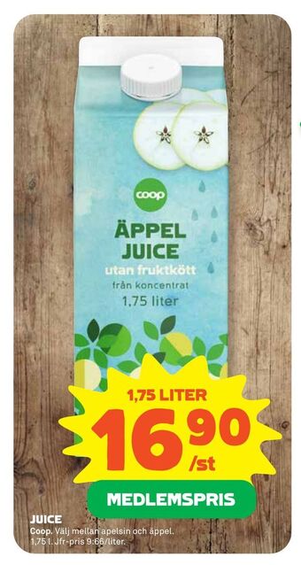 Stora Coop Juice erbjuda