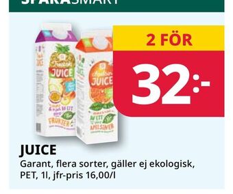 Tempo Juice erbjuda
