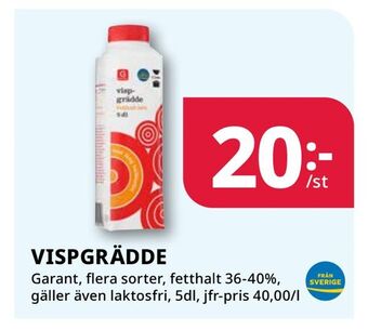 Tempo Vispgrädde erbjuda