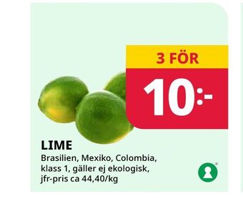 Tempo Lime erbjuda