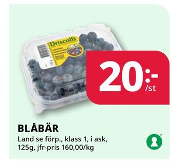 Tempo Blåbär erbjuda