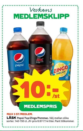 Coop Läsk erbjuda