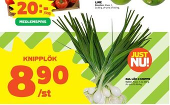 Coop Gul lök i knippe erbjuda