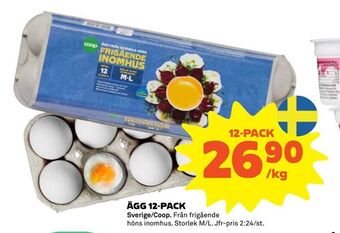 Coop Ägg 12-pack erbjuda