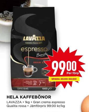 Willys Hela kaffebönor erbjuda