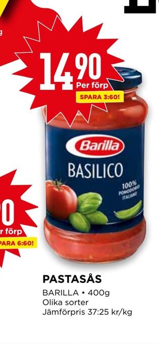Willys Pastasås erbjuda