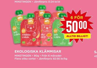 Willys Ekologiska klämmisar erbjuda