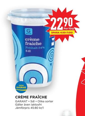 Willys Hemma Crème fraîche erbjuda