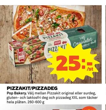 Coop Pizzakit/pizzadeg erbjuda