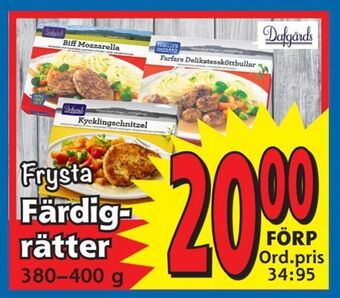 Supergrossen Färdigrätter erbjuda