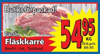 Supergrossen Fläskkarré erbjuda