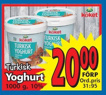 Supergrossen Yoghurt erbjuda