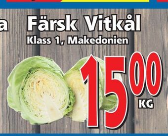 Supergrossen Färsk Vitkål erbjuda