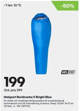 Helsport Nordmarka V Bright Blue