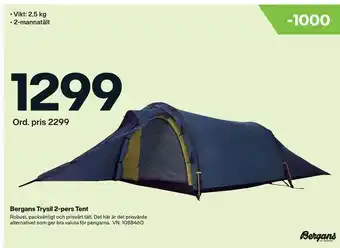 Bergans Trysil 2-pers Tent