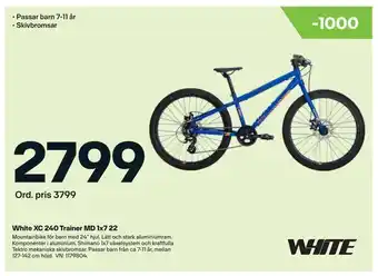 XXL White XC 240 Trainer MD 1x7 22 erbjuda