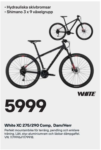 XXL White XC 275/290 Comp, Dam/Herr erbjuda