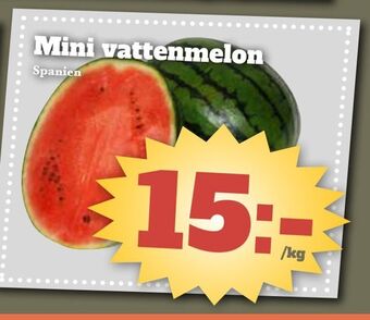Bonum Matmarknad Mini vattenmelon erbjuda
