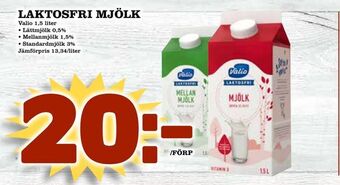 Bonum Matmarknad Laktosfri mjölk erbjuda