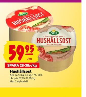 City Gross Arla hushållsost erbjuda