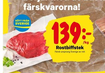 City Gross Jojjen rostbiff erbjuda