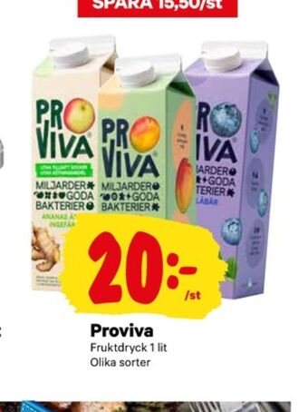 City Gross Proviva fruktdryck erbjuda