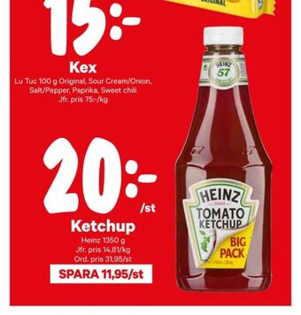 City Gross Heinz ketchup erbjuda
