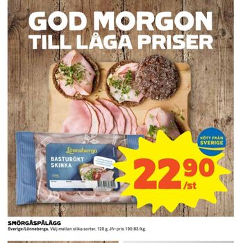 Coop Lönneberga skinka erbjuda