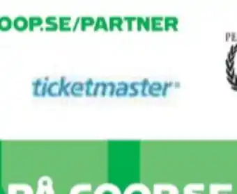 Coop Ticketmaster imageannons erbjuda