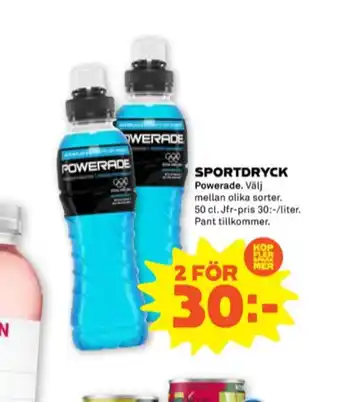 Powerade energidryck