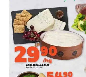 Stora Coop Tosi gorgonzola erbjuda