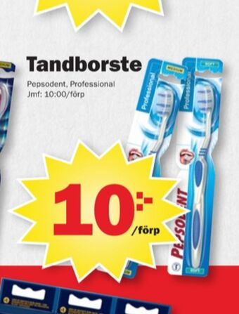 Pekås Pepsodent tandborste erbjuda