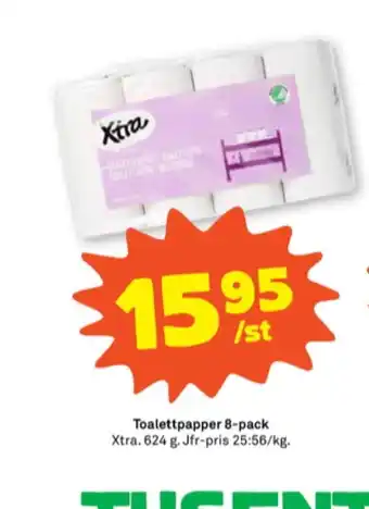 Stora Coop X-tra toalettpapper erbjuda