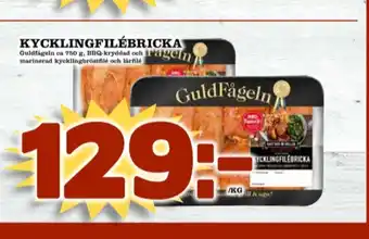 Matdax Guldfågeln kycklinglårfile erbjuda