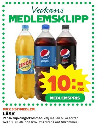 Coop Extra LÄSK erbjuda