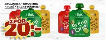 Matvärlden Tensta Ekologisk • smoothie • puré • fruktyoghurt erbjuda