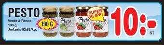 Nya Pulsen Pesto erbjuda