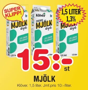 Nya Pulsen Mjölk erbjuda