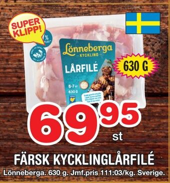 Nya Pulsen Färsk kycklinglårfilé erbjuda