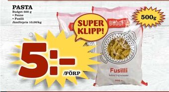 Nya Pulsen Pasta erbjuda