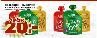 Nya Pulsen Ekologisk • smoothie • puré • fruktyoghurt erbjuda