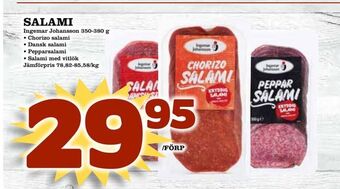 Supergrossen Salami erbjuda