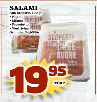 Supergrossen Salami erbjuda