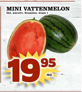 Supergrossen Mini vattenmelon erbjuda