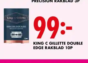 ÖoB King c gillette rakblad erbjuda