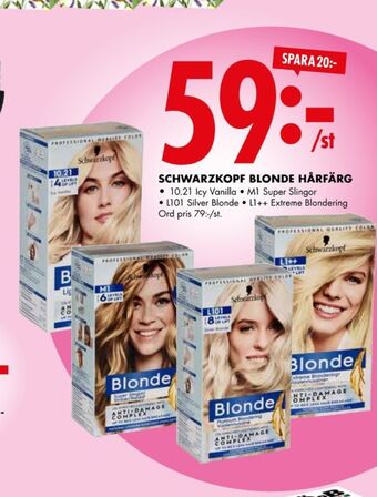 ÖoB Blonde hårfärg erbjuda