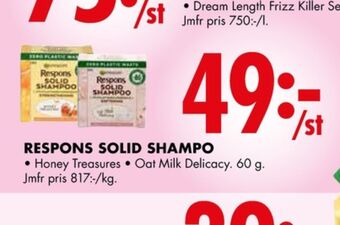 ÖoB Respons shampoo erbjuda